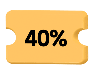 40%